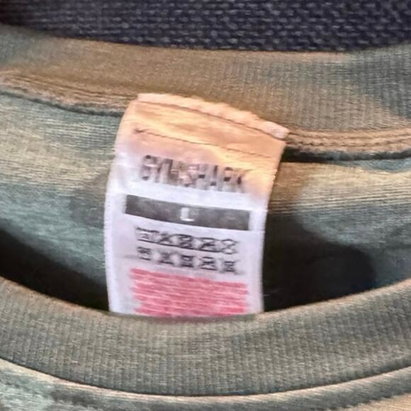 Gymshark Women’s Camo Ruched Long Sleeve Crop Top w/ Thumbholes Size Large - Picture 4 of 10